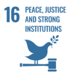 16 Peace, justice and strong institutions